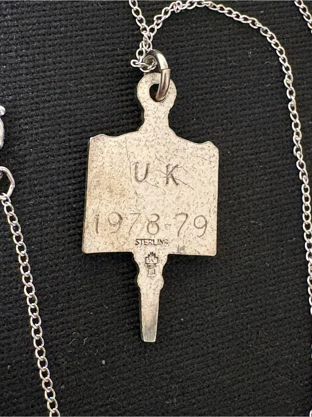 Vintage 1978-1979 925 Sterling Silver Who’s Who Student Honor Key Necklace